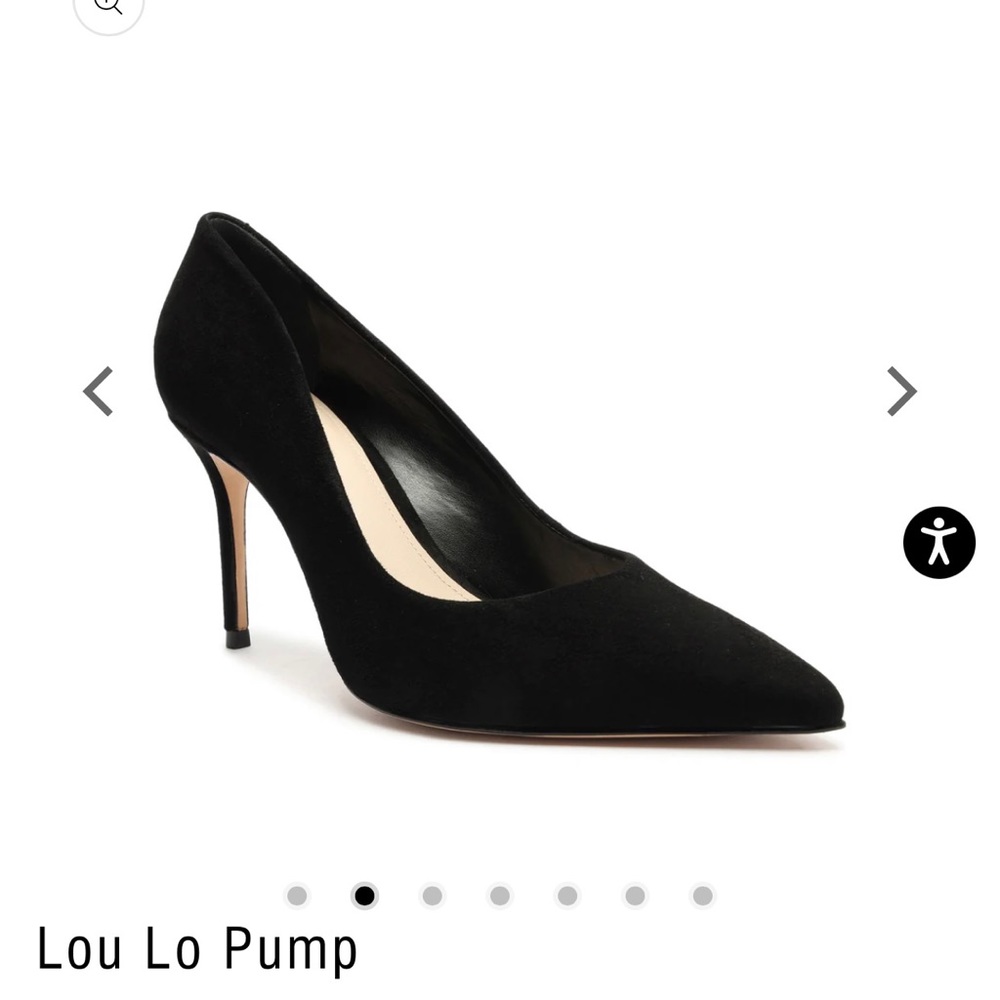 Schutz Black Suede Pumps Size 6.5 worn only twice!